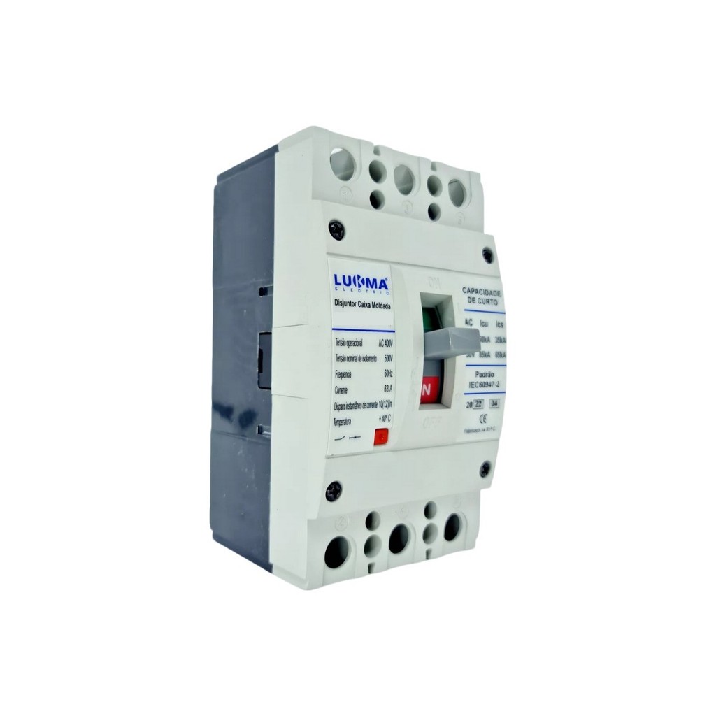 Disjuntor Caixa Moldada LKM1 40A 50A 63A 70A 80A 100A - 70A
