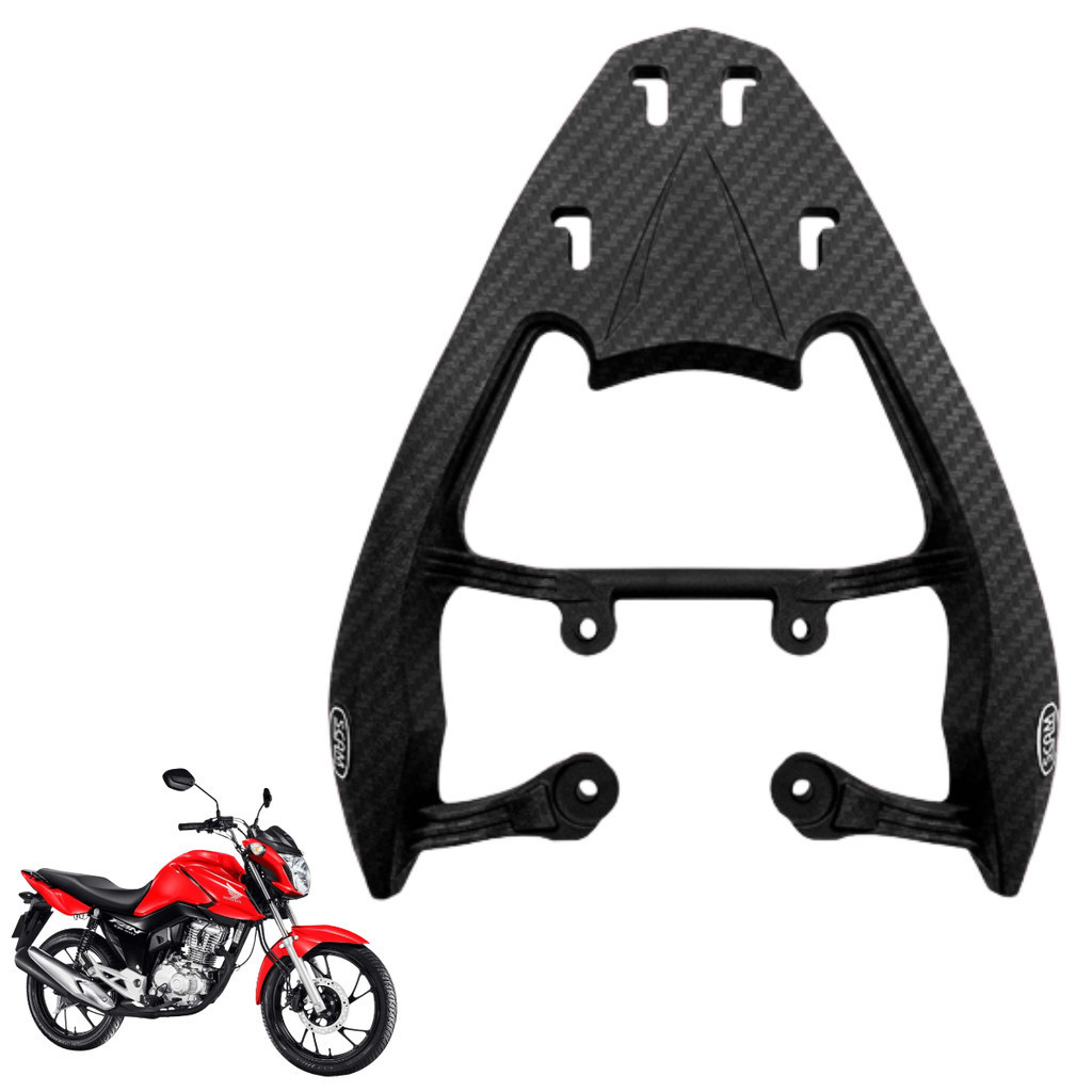 SUPORTE BAU BAGAGEIRO CG 125 TITAN 150 FAN 160 SCAM SUPERIOR em Oferta na Shopee
