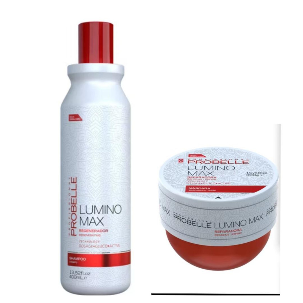 Probelle Lumino Max Kit Shampoo Condicionador Máscara: Onde Comprar | BuscaProdutos