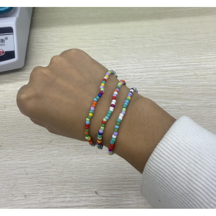 Pulseira BAMOER Flexível Colorida Para Mulheres 1 Peça