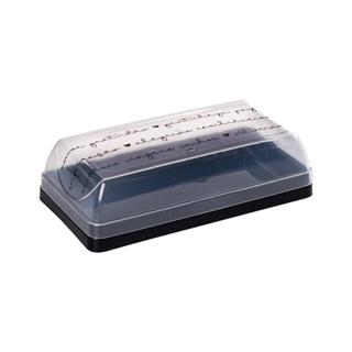 Manteigueira Plástico Preta Palavras Plasútil em Oferta na Shopee