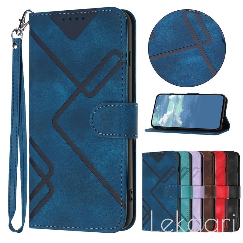 Capa Em Relevo De Linha De Couro Para Motorola Moto Edge 70 60 50 Pro Ultra 40 3