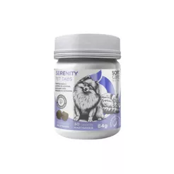 Suplemento Pet Cães Gatos Anti-estresse Serenity Pet Tabs Soft Care Nutri - 30 Tabletes Mastigáveis