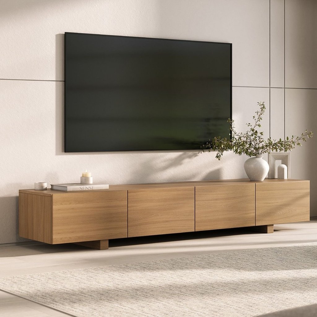 Rack para Tv até 75 Polegadas 210cm Aruá CabeCasa MadeiraOriginals 210