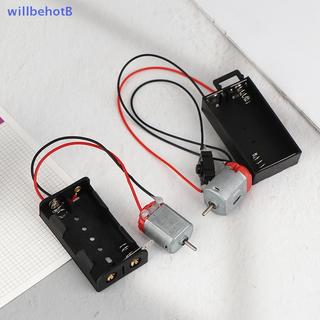 [WillbehotB] Kit De Motor 130 Com 2 Caixas De Armazenamento De Bateria E Modelos De Circuito Eletrônico DIY Para Estudan