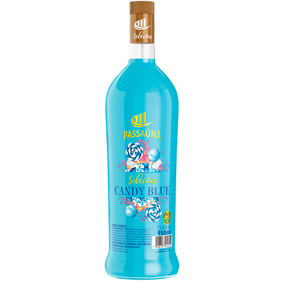 Coquetel Passauna Seleções Candy Blue Drink 950ml em Oferta na Shopee