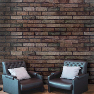 Papel de parede 3D autoadesivo de tijolos antigos em Oferta na Shopee