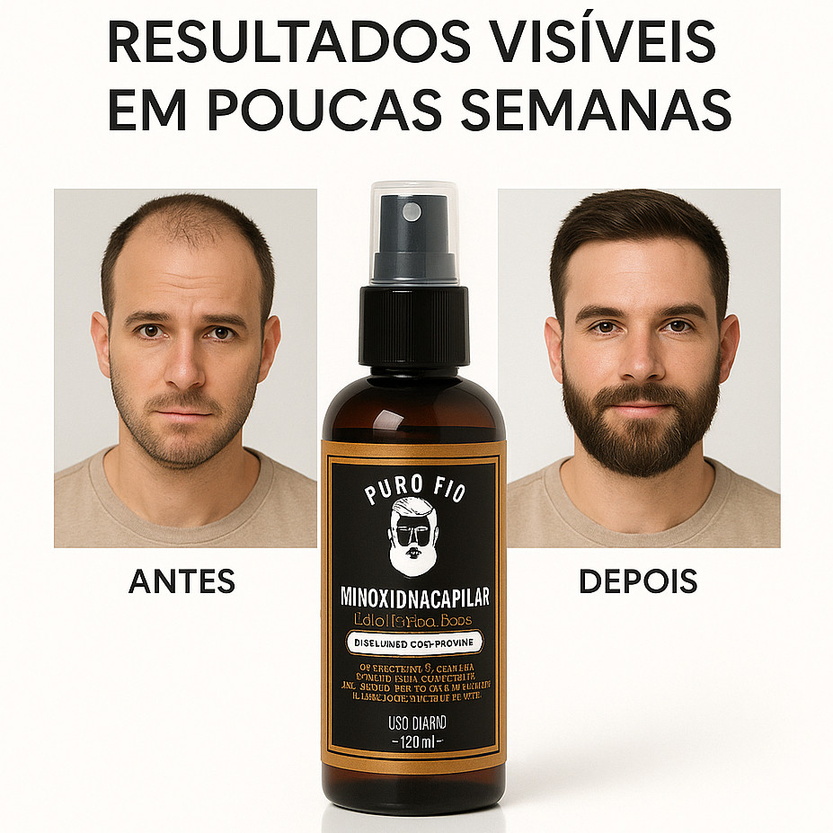 Tônico Capilar 15% Anti Queda Serum de Crescimento Poderoso Barba Cabelo Sobrancelha Bigode Kit j