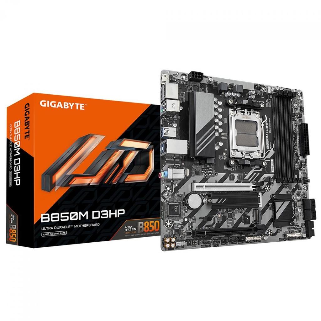 Placa Mãe Gigabyte B850M D3HP, Chipset B850, AMD AM5, MATX, DDR5 em Oferta na Shopee