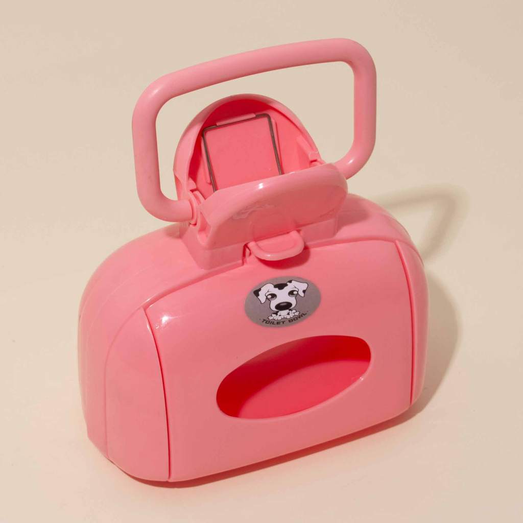 Cata Caca De Plástico Rosa Claro  - em Oferta na Shopee