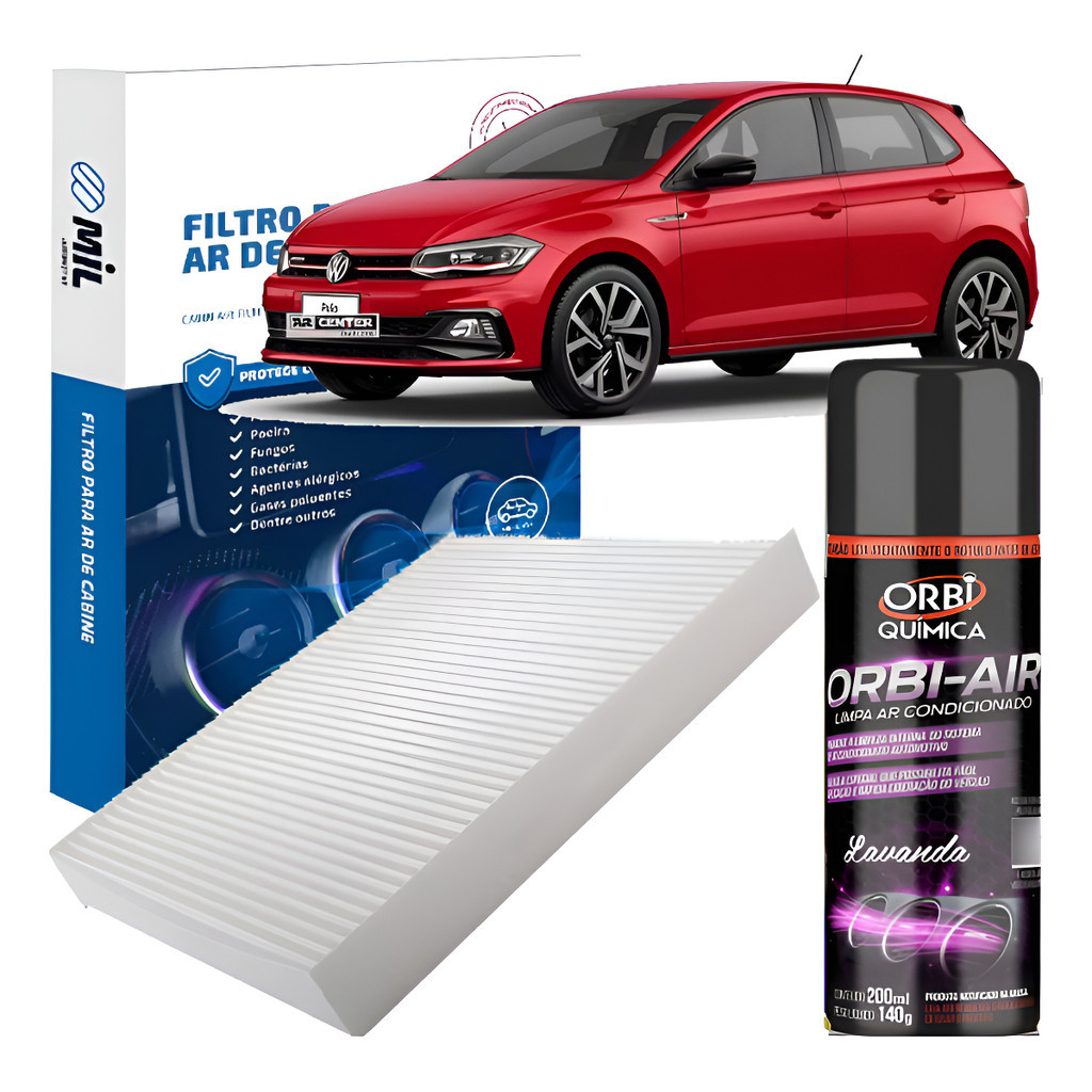 Kit Filtro+higienizador Ar - novo Polo/nivus/t-cross/virtus 17até21 em Oferta na Shopee