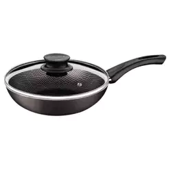 Frigideira Paris Alumínio 26cm 2,9L Antiaderente Starflon Chumbo c/ Tampa Tramontina - 28520626