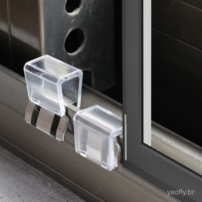 1/5pcs Trava de Segurança Infantil - Trava de Janela Deslizante Antifurto Adequada para Bebês