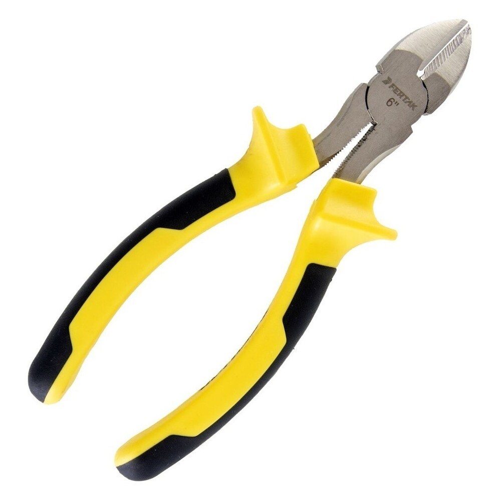 Alicate De Corte Diagonal Emborrachado Profissional 6" Fertak em Oferta na Shopee