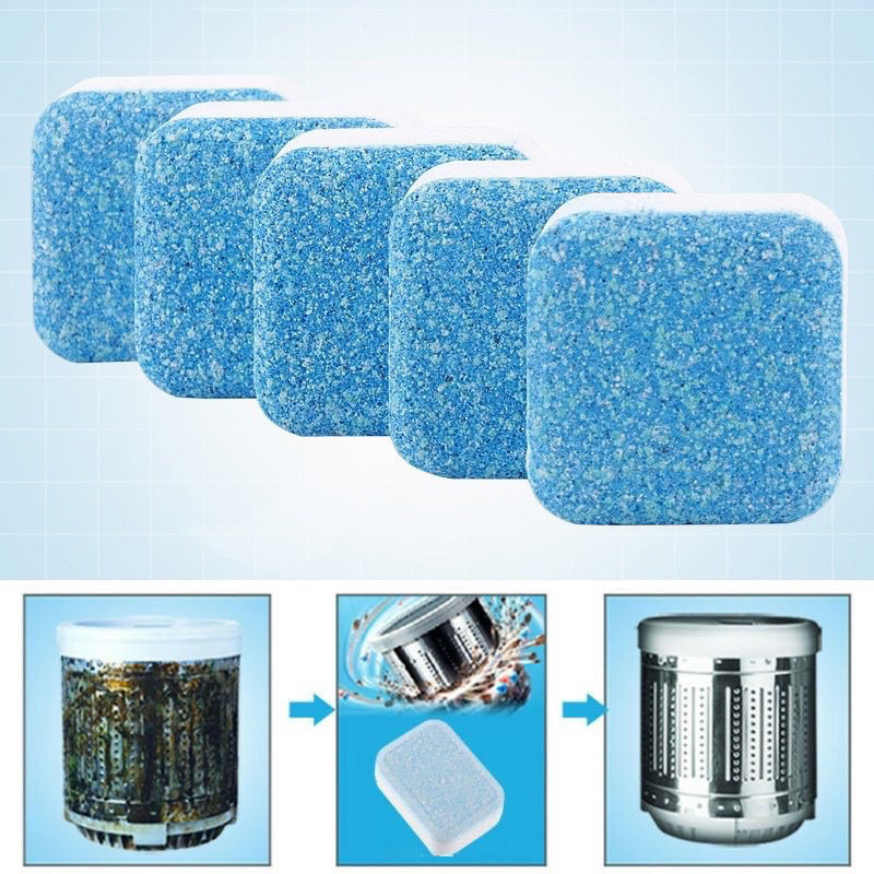 Comprimido para Limpar Máquina de Lavar - Elimina 99% dos Germes e Manchas - Limpeza Completa em Oferta na Shopee