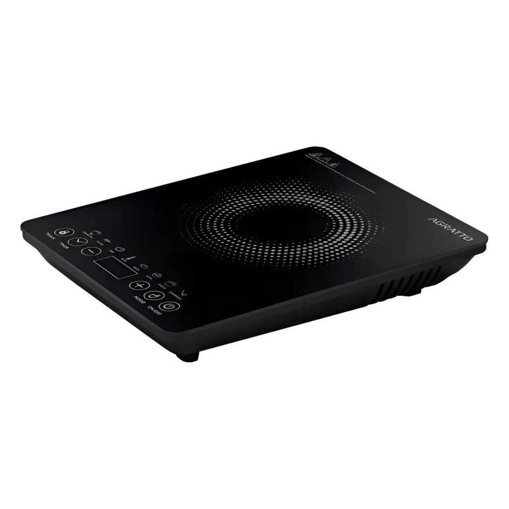 COOKTOP ELETRICO INDUÇÃO VITROCERAMICA FRIA 127V PRETO 1200W