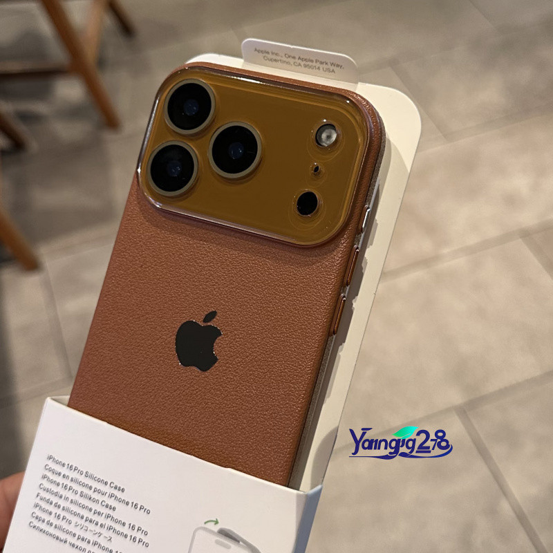 Nova Capa De Couro Duro Texturizado Para iPhone 17 Pro Max AR 16 15 14 13 12 11 Luxo À Prova De Choque Traseira