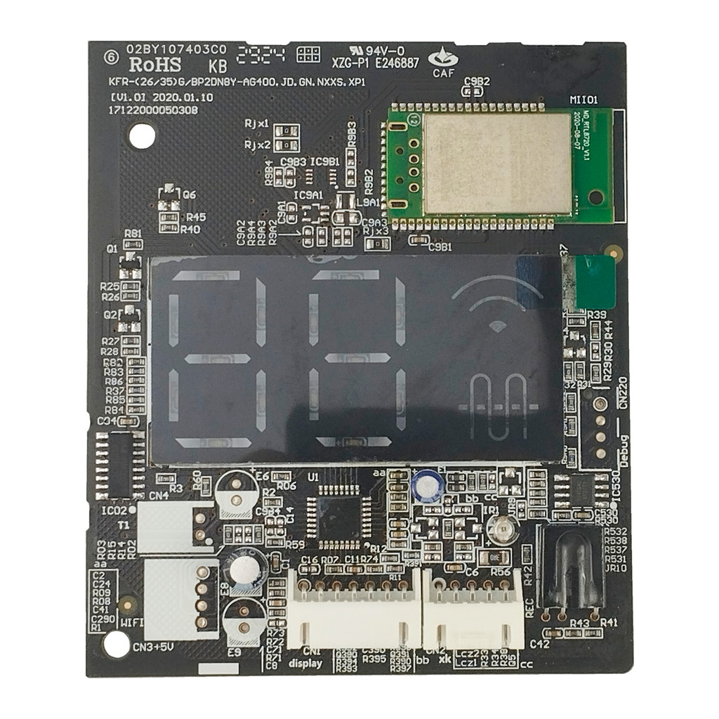 Placa Display Cassete 4 Vias Inverter Connect 24.000 a 60.000 Btus Midea