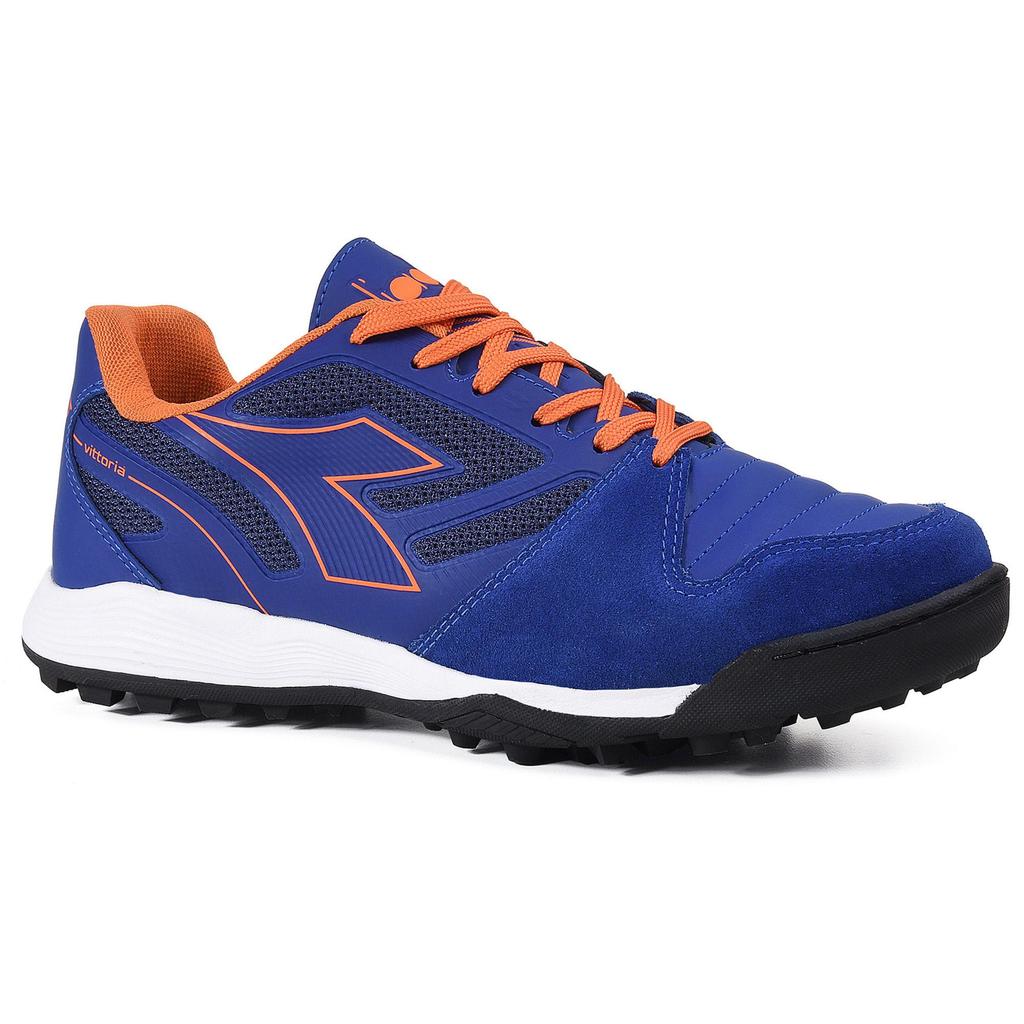 Chuteira Unissex Diadora Vittoria Society Azul em Oferta na Shopee