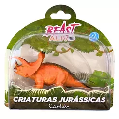 Dinossauro Beast Alive Criaturas Jurássicas Triceratops