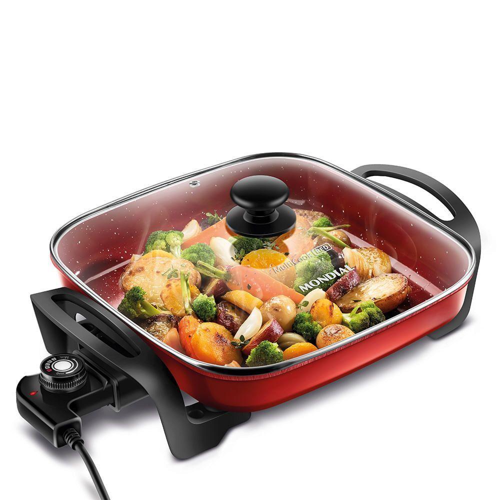 Panela Elétrica Grill Pe-49-rc 220v/60hz Red Ceramic em Oferta na Shopee
