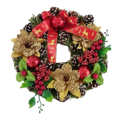 Guirlanda Natalina Luxo Elegantemente Decorativa