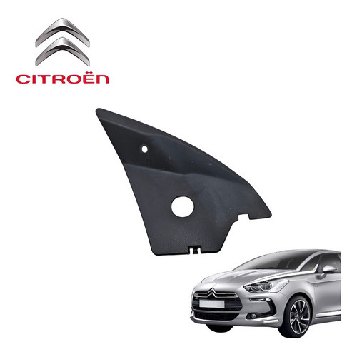 Acabamento Parachoque Dianteiro Esquerdo Citroën Ds5 2014 - Preto