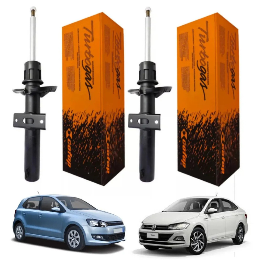 PAR AMORTECEDOR DIANTEIRO VW POLO / VIRTUS 2018 A 2025 COFAP (KIT372)