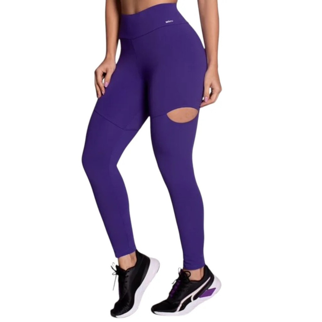 Legging Academia Feminina Sem Costura Selene Abertura em Oferta na Shopee