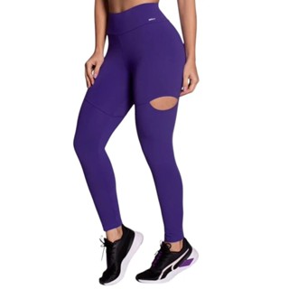 Legging Academia Feminina Sem Costura Selene Abertura em Oferta na Shopee