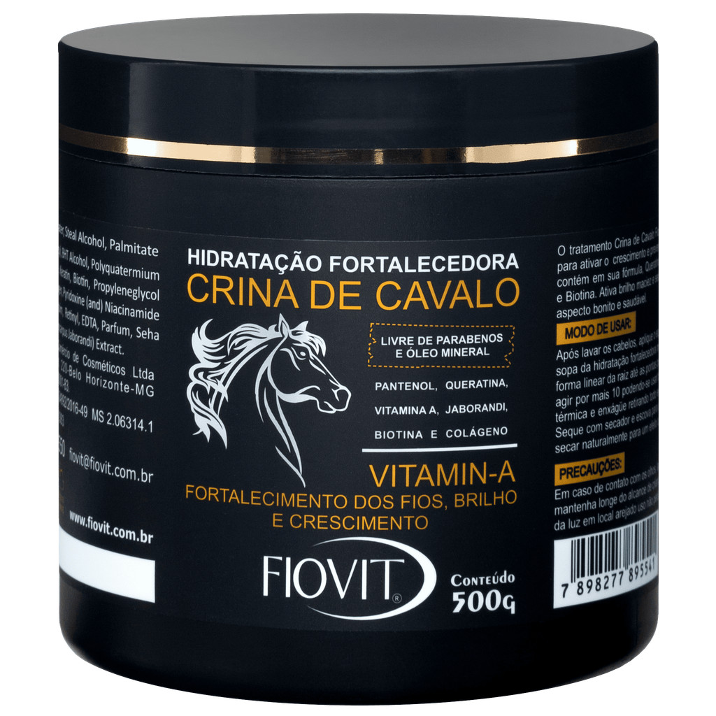 Hidratação Fortalecedora Crina de Cavalo 500g em Oferta na Shopee