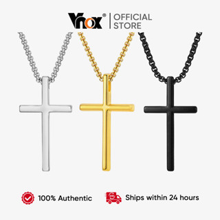 Vnox Ouro Quadrado Pérola Cruz Peregrinação Guardião Colar Diário Oração Companheiro Igreja Acessório De Massa em Oferta na Shopee