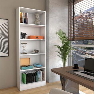 Estante para Livros Alexa 4 Prateleiras - Panorama Móveis em Oferta na Shopee