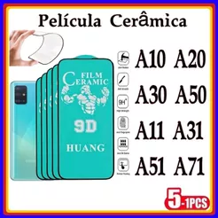 Película de Cerâmica 9D Gel Hidrogel Flexível Samsung A10 A20 A30 A50 A11 A31 A51 A71