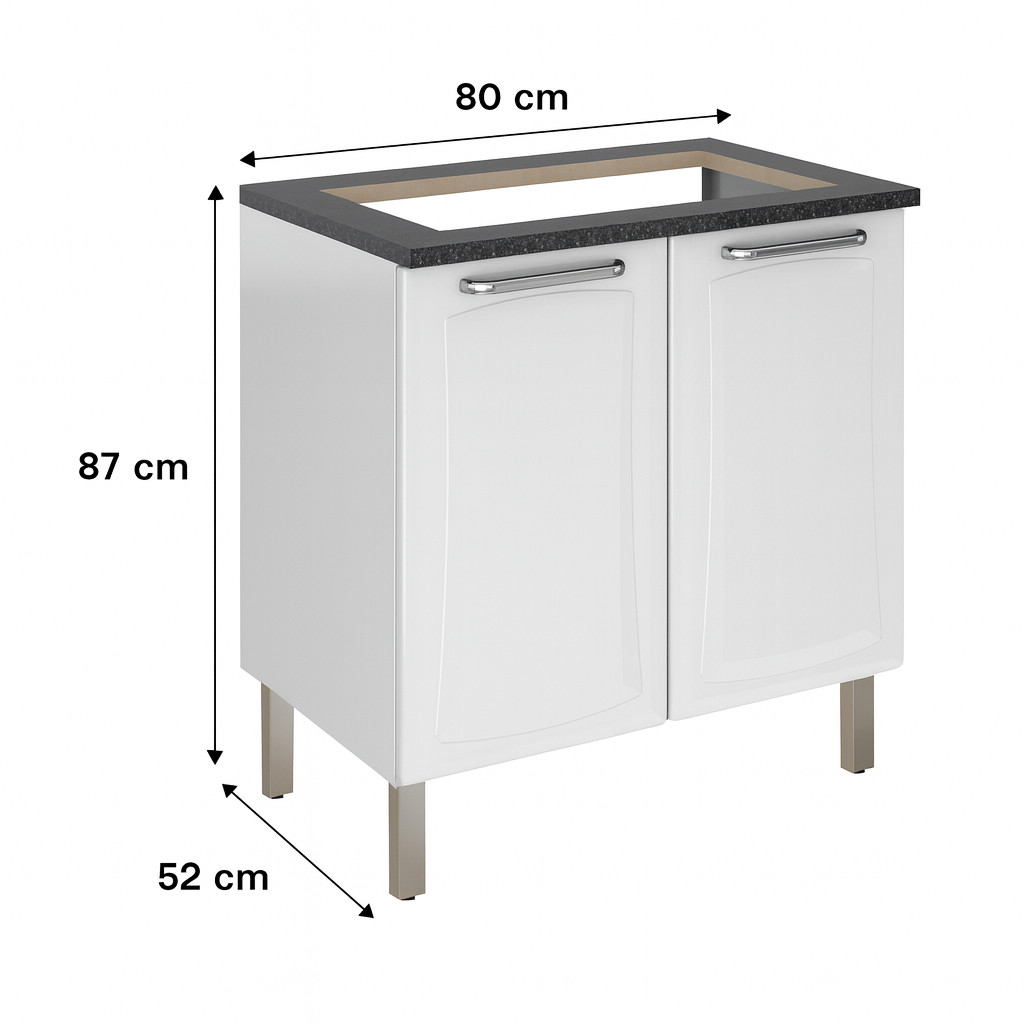 Kit Cozinha Completa Balcão para Cooktop Itatiaia Tarsila + Cooktop Essencial Bivolt — imagem 2 de 2
