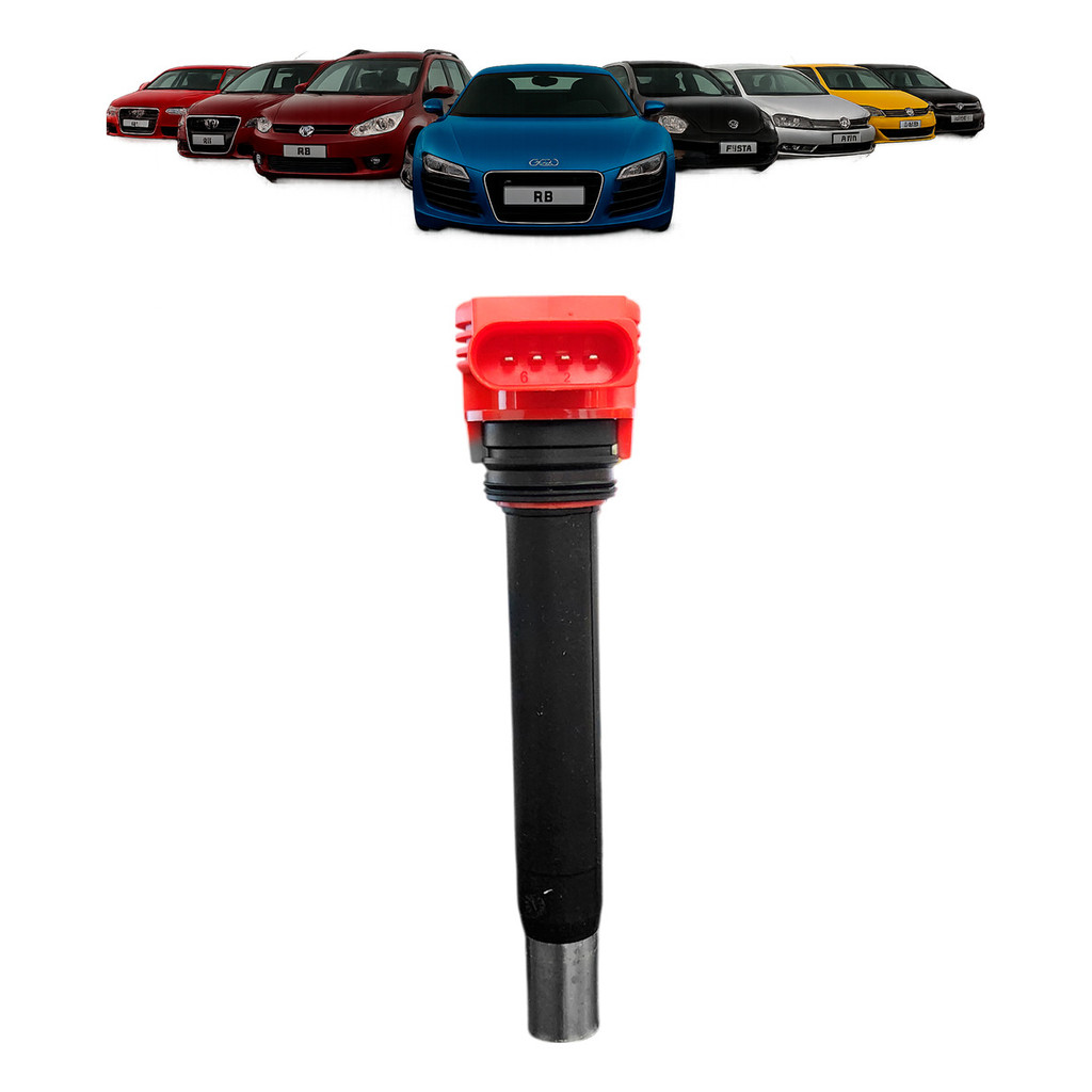 Bobina Ignicao Vermelha Audi R8 A3 A4 A5 A6 A7 Q3 Q5 S3 Tfsi