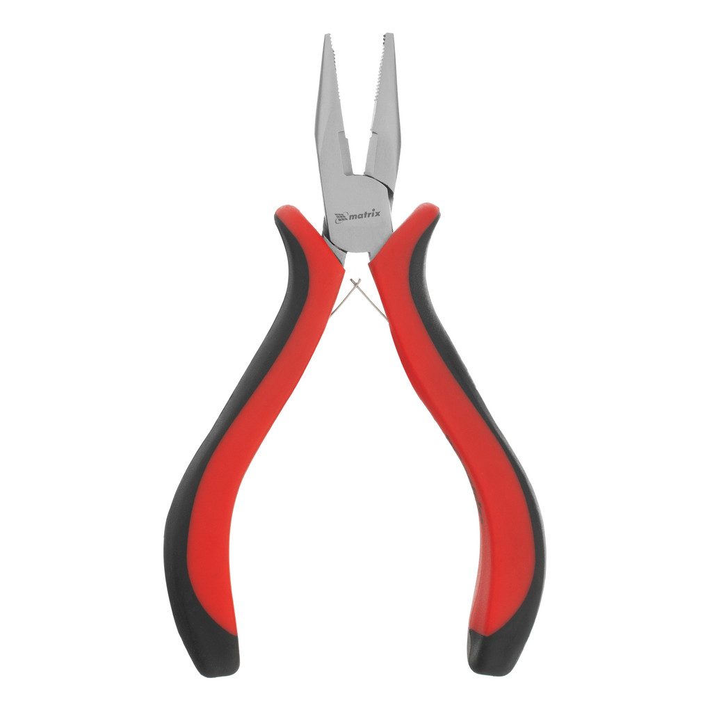 MINI ALICATE BICO MEIA CANA RETO, NIQUELADO, CABO DUPLA INJECAO, 5POL., 130MM, 1PC // MTX em Oferta na Shopee