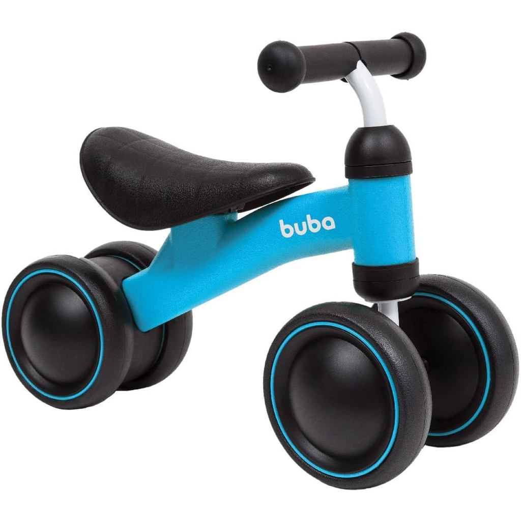 Bicicleta de Equilíbrio 4 Rodas Azul - Buba
