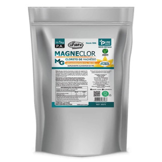 Magneclor Cloreto De Magnésio Suplemento Alimentar Em Pó Unilife Com 1kg em Oferta na Shopee