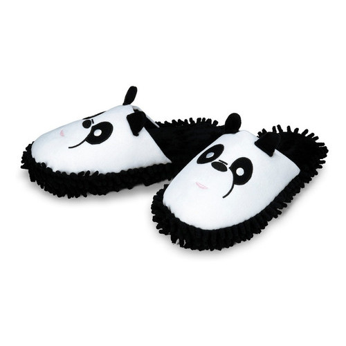 Pantufa Chinelo Panda Importway Conforto De Toque Macio Com Solado Lavável