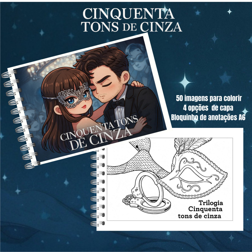 LIVRO DE COLORIR ROMANCE INTENSO E SENSUAL PERSONALIZADO COM NOME – ENVIO IMEDIATO | A5 CAPA DURA |