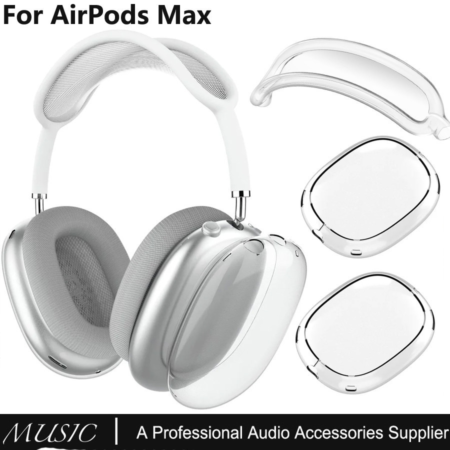 Para Fones De Ouvido AirPods Max , Protetor De Capa Transparente