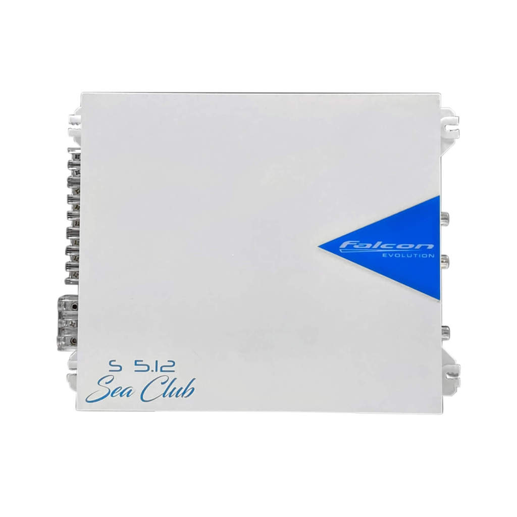 Amplificador Marinizado Sea Club 5.12 1200W RMS 5 Canais Falcon - S 5.12
