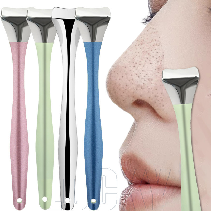 Pá Removedora De Cravo De Aço Inoxidável-Bastão De Raspagem Facial-Ferramenta De Cuidados Com A Pele De Beleza-Para Limp