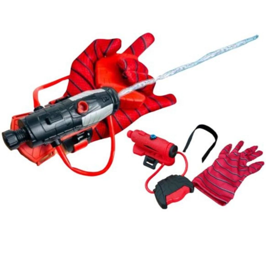Luva Incrível Lança Água Infantil Homem-Aranha Vermelha Brinquedo Divertido  Praia Piscina Kids Plus em Oferta na Shopee