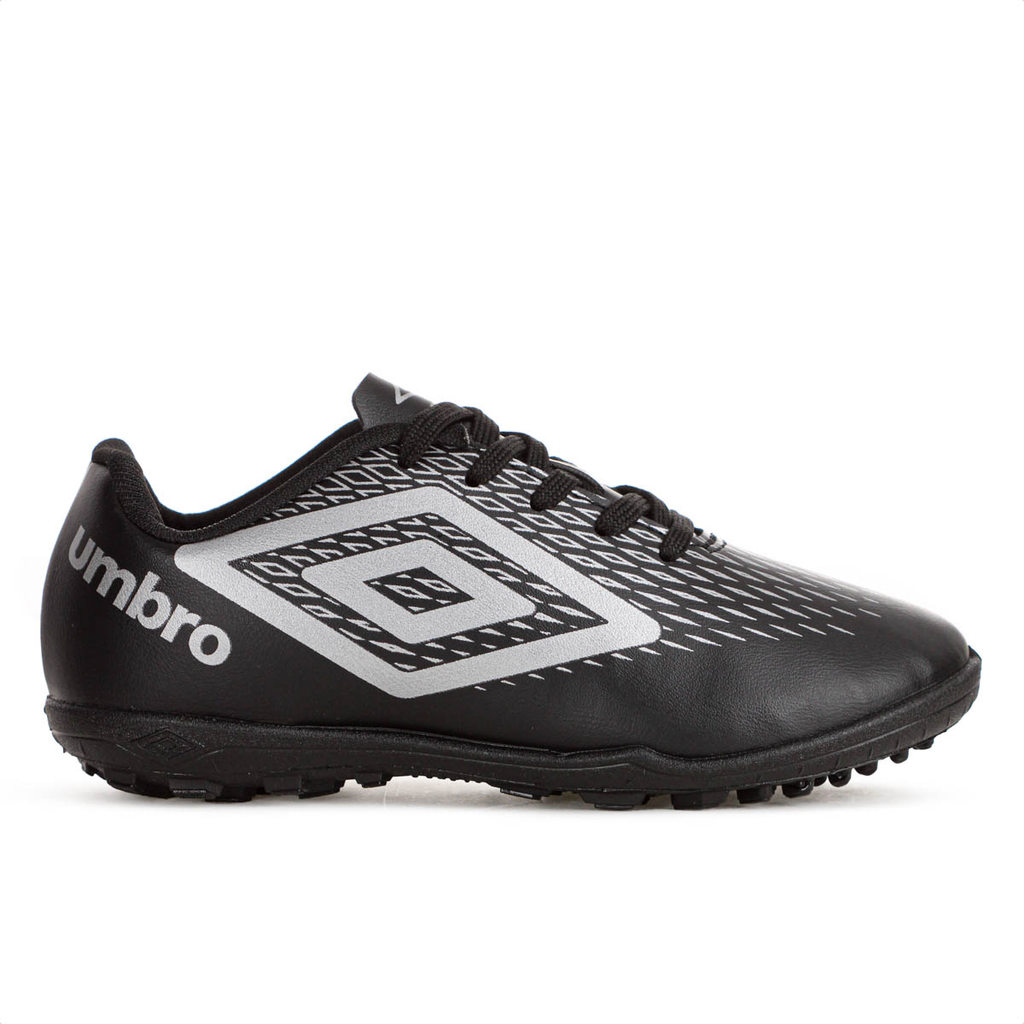Chuteira Umbro Society X Diamond Jr Preto e Cinza - Juvenil em Oferta na Shopee