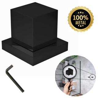 Acabamento Registro Quadrado 100% Metal Preto Padrão Deca 1/2 e 3/4 para Banheiro Casa e Cozinha em Oferta na Shopee