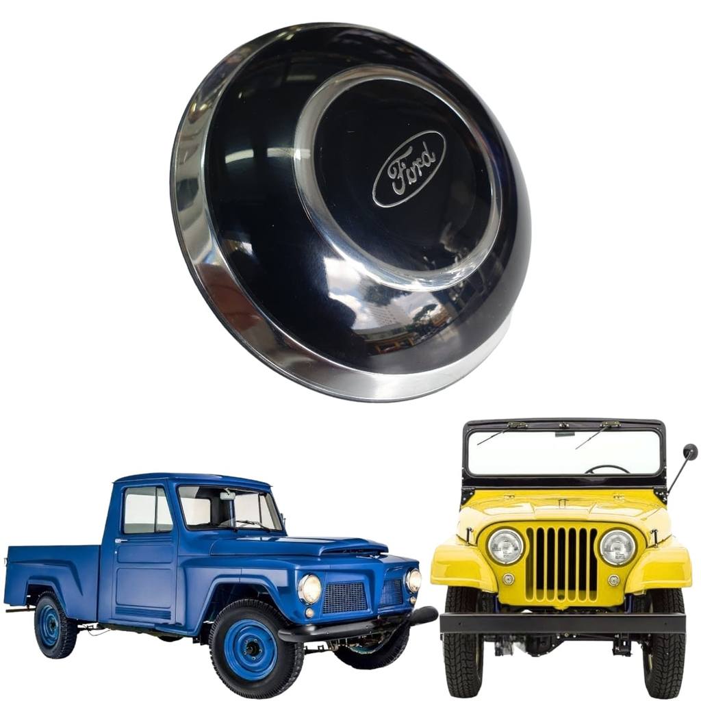 Tampa Botão De Buzina Ford Jeep / Rural / F75  Jipe