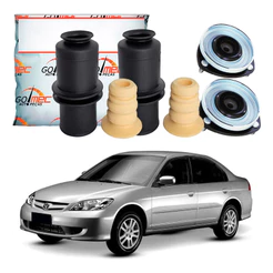 Kit Batente Coifa Dianteiro Honda Civic 1.7 2004 A 2006