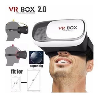 Óculos VR Box 3D Realidade Virtual  – Compatível com Android e iOS